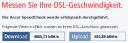 DSL-Speed-Check für meine ADSL-Leitung von Alice (6 MBit)