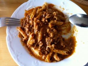 Protein Penne Rigate mit Sauce Bolognese