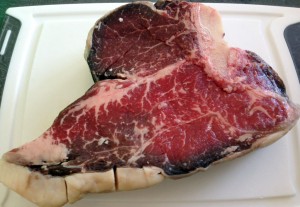 Dry aged Limousin T-Bone Steak